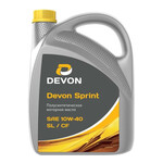 Devon SPRINT SAE 10W-40 API SL/CF (4L), кан.